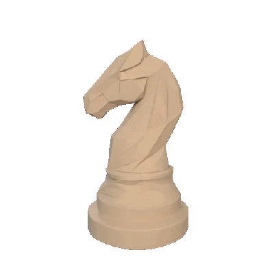 Monarch Noir "Knight" - Quân Mã Cờ Vua