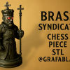 Quân Vua "Brass Syndicate" - quân cờ vua - Thumbnail 1