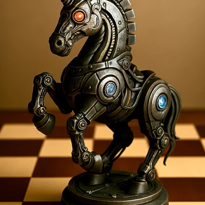 Quân Mã "Brass Syndicate" - quân cờ vua