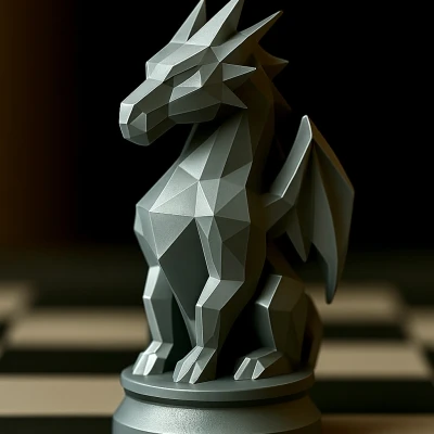 Tượng Mã "Rồng" - quân cờ vua