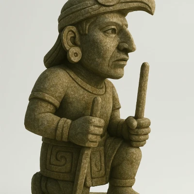 Tượng Maya "Bishop" - quân cờ vua