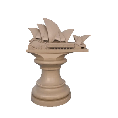 Quân Mã "Architectura Mundi" - quân cờ vua