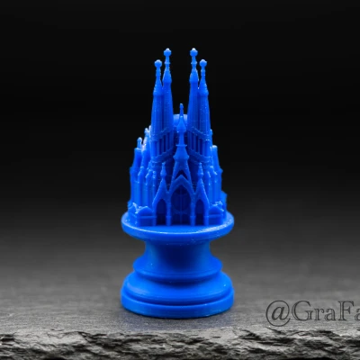 Mô hình Tượng Cờ Vua "Architectura Mundi "Bishop""