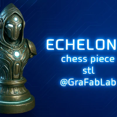 Tượng "Echelon X Bishop" - Quân cờ Vua