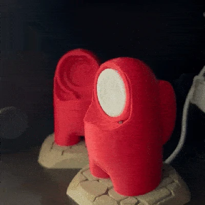 Đế Sạc Apple Watch Hình Among Us [Đường kính 28mm]