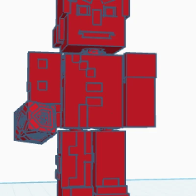 (ĐÃ SỬA) Mô hình nhân vật Forsaken skin quản trị viên MCSM khớp nối