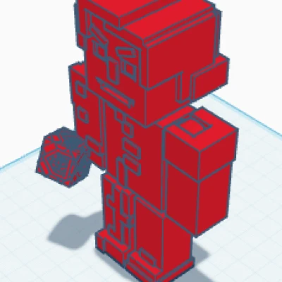 (ĐÃ SỬA) Mô hình nhân vật Forsaken skin quản trị viên MCSM khớp nối