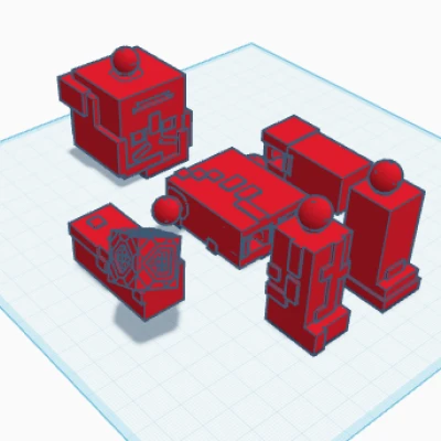 (ĐÃ SỬA) Mô hình nhân vật Forsaken skin quản trị viên MCSM khớp nối