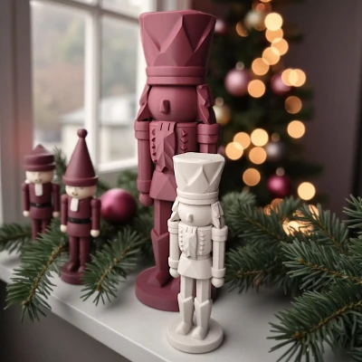 Mô Hình Nutcracker Trang Trí Hiện Đại