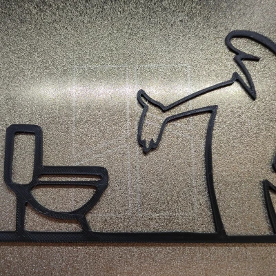 Móc Treo Cửa "WC" Vui Nhộn – La Linea Balum 124