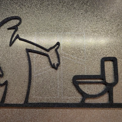 Móc Treo Cửa "WC" Vui Nhộn – La Linea Balum 124