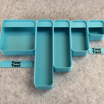 Miếng Lắp Có Nhãn Cho Hộp Tổ Chức