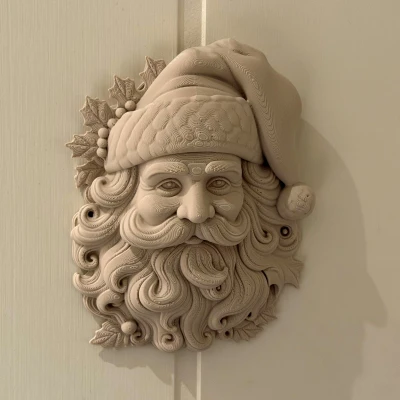 Tranh Treo Tường Ông Già Noel Độc Đáo - Trang Trí Giáng Sinh