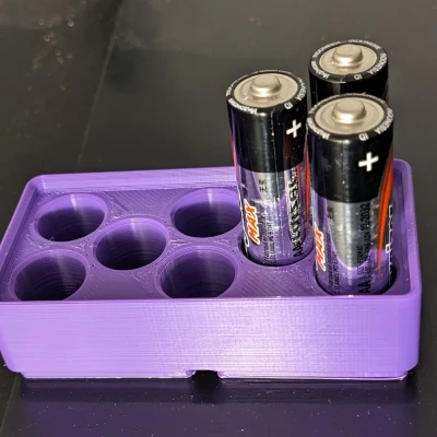 Đế giữ 8 pin AA chuẩn Gridfinity 1x2