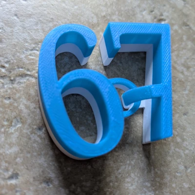 Món đồ chơi fidget "67"