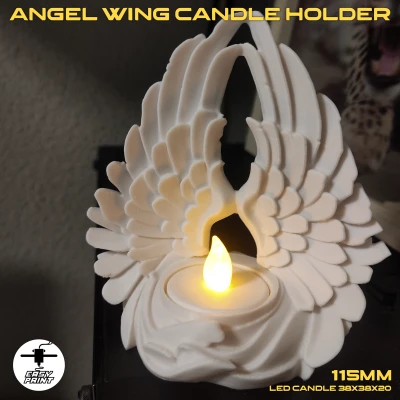 Chân Nến Hình Cánh Thiên Thần Độc Đáo