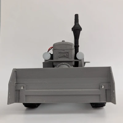 Mô hình DIY Máy ủi Lanz Raupe RC (Tỷ lệ 1:20)