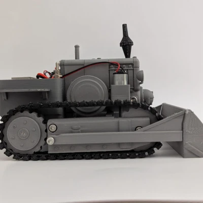 Mô hình DIY Máy ủi Lanz Raupe RC (Tỷ lệ 1:20)