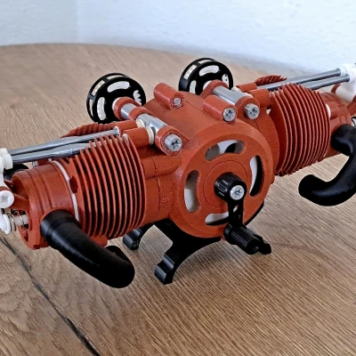 Mô Hình Động Cơ Boxer OHV 2 Xi-lanh