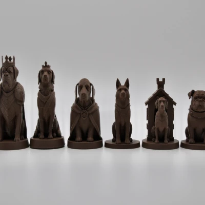 Bộ Cờ Vua Chó vs Mèo