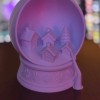 Mô hình 3D Quả Cầu Tuyết Làng Mùa Đông - Thumbnail 3