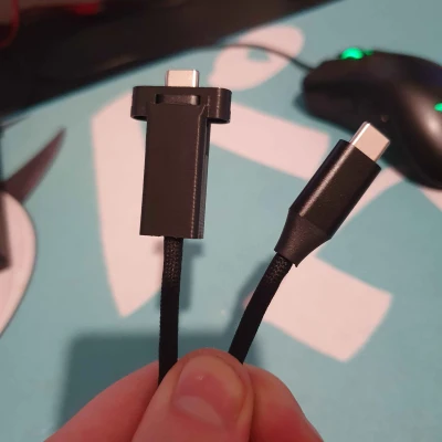 Mount gắn dây cáp USB-C CANbus cho Centauri Carbon hotend