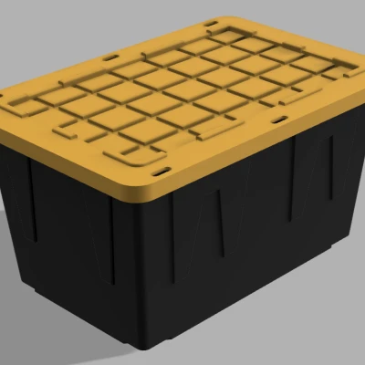 Hộp Mini Lowes (Teeny Tote) có Nắp Gốc và Nắp Phẳng