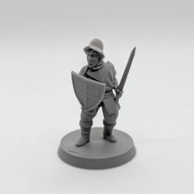 Vệ Binh Thành Phố In FDM Không Cần Hỗ Trợ