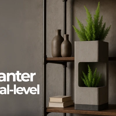 Chậu Cây 2 Tầng