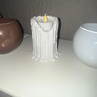 Đui Đèn LED Hình Nến Tan Chảy