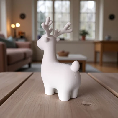 Mô hình tuần lộc trang trí Giáng Sinh tối giản dễ thương