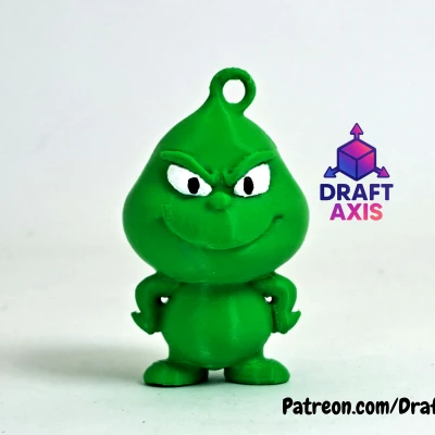 Móc Khoá Grinch - Kẻ Trộm Giáng Sinh Dễ Thương