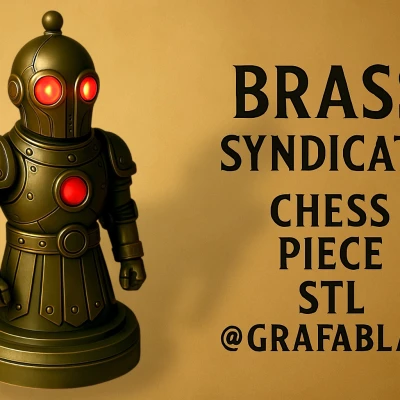 Quân Tốt "Brass Syndicate" - quân cờ vua