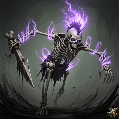 Skeleton Animate - Bộ Sáu Pháp Sư Wytch