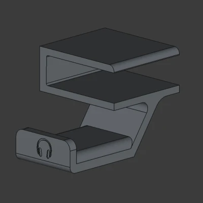 Giá đỡ tai nghe/headset gắn cạnh bàn làm việc