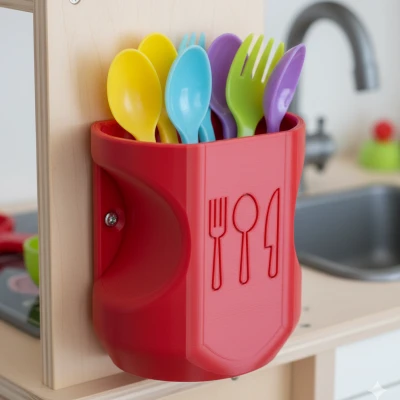 Giá Đựng Muỗng Nĩa Cho Giờ Chơi