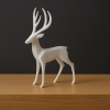 Tượng Hươu Tối Giản Phong Cách Bắc Âu Hiện Đại - Thumbnail 2