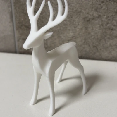 Tượng Hươu Tối Giản Phong Cách Bắc Âu Hiện Đại