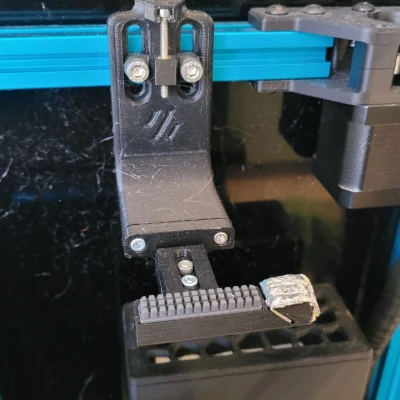 Voron Trident: Đế cọ rửa béc phun và chỗ đậu