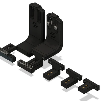 Voron Trident: Đế cọ rửa béc phun và chỗ đậu