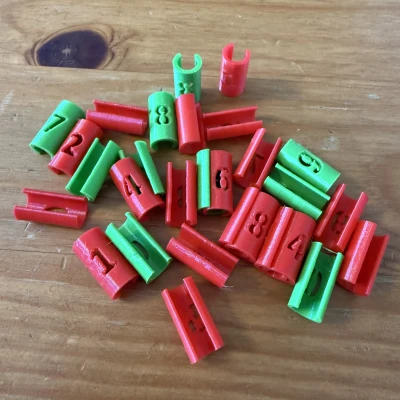 Khoen Đánh Dấu Cáp XLR - Đánh Dấu Nhanh