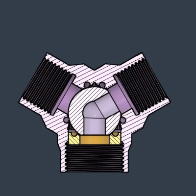 Van Bi 3 Ngã Có O-ring