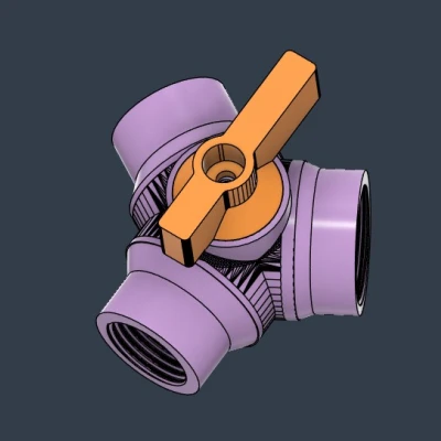 Van Bi 3 Ngã Có O-ring