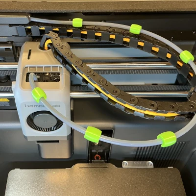 Chặn bảo vệ ống PTFE cho BambuLab P2S / P1S / X1C, không cần riser!