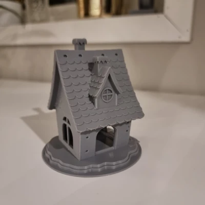 Ngôi Nhà Đèn Trà Mini Ấm Cúng