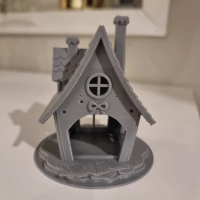 Ngôi Nhà Đèn Trà Mini Ấm Cúng