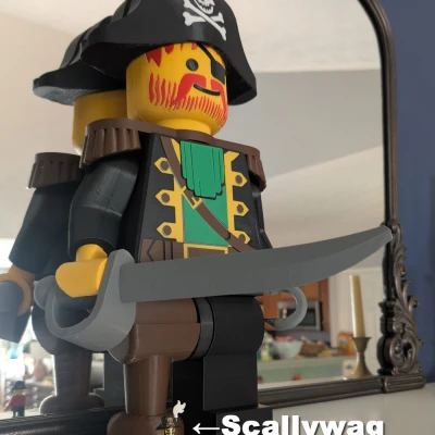 Kiếm Cướp Biển Lego Tỷ Lệ 10x