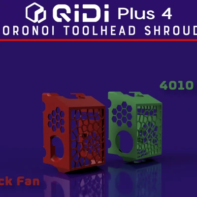 Chụp Đầu Phun Qidi Plus 4 Phong Cách Voronoi