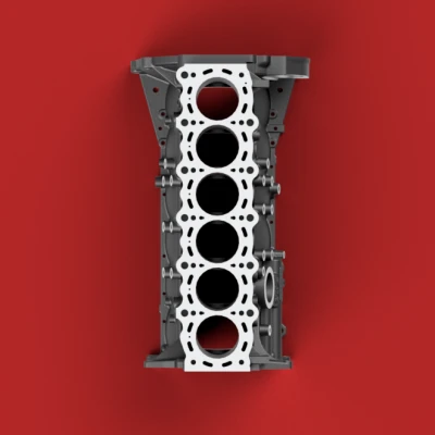 Mô Hình Khối Động Cơ 2JZ Tỷ Lệ 1:1