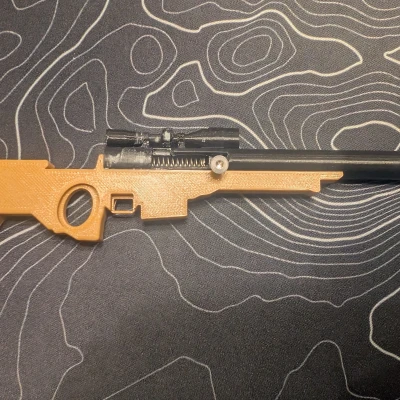 Súng Airsoft Mini Nhỏ Nhất Thế Giới (V.2) (L96A1) (Hoạt Động Được)